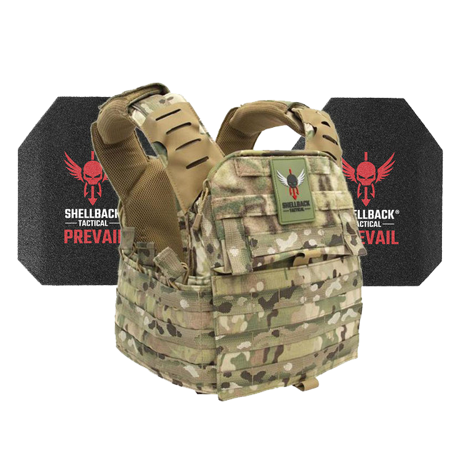 SHELLBACK TACTICAL BANSHEE ELITE 2.0 LEVEL III ARMOR KIT WITH AR1000 STEEL PLATES