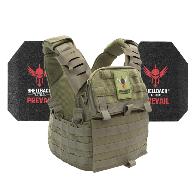 SHELLBACK TACTICAL BANSHEE ELITE 2.0 LEVEL III ARMOR KIT WITH AR1000 STEEL PLATES