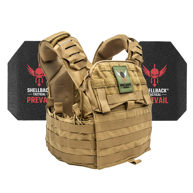 SHELLBACK TACTICAL BANSHEE ELITE 2.0 LEVEL III ARMOR KIT WITH AR1000 STEEL PLATES