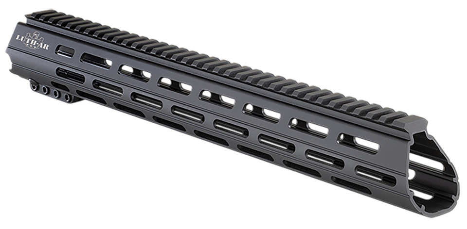 LUTH-AR HG-LW15M LW Palm Handguard Vented 15" M-LOK Aluminum Black Hardcoat Anodize