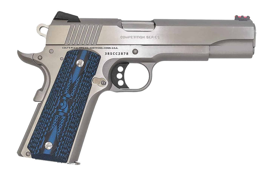 Colt Mfg O1073CCP Competition 38 Super 5-inch Stainless Steel Semi-Automatic Pistol