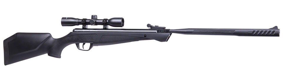 Daisy Crosman Shockwave 22 Air Rifle with Scope and QuietFire Sound Suppression