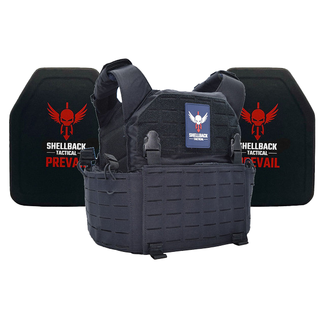 SHELLBACK TACTICAL RAMPAGE 2.0 LIGHTWEIGHT LEVEL IV ARMOR KIT WITH MODEL 4SICMH CERAMIC PLATES
