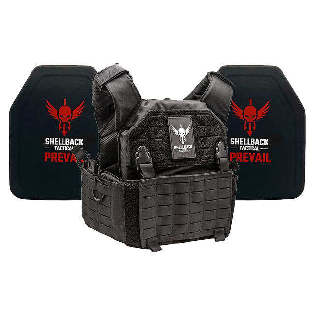 SHELLBACK TACTICAL RAMPAGE 2.0 LIGHTWEIGHT LEVEL IV ARMOR KIT WITH MODEL 4SICMH CERAMIC PLATES