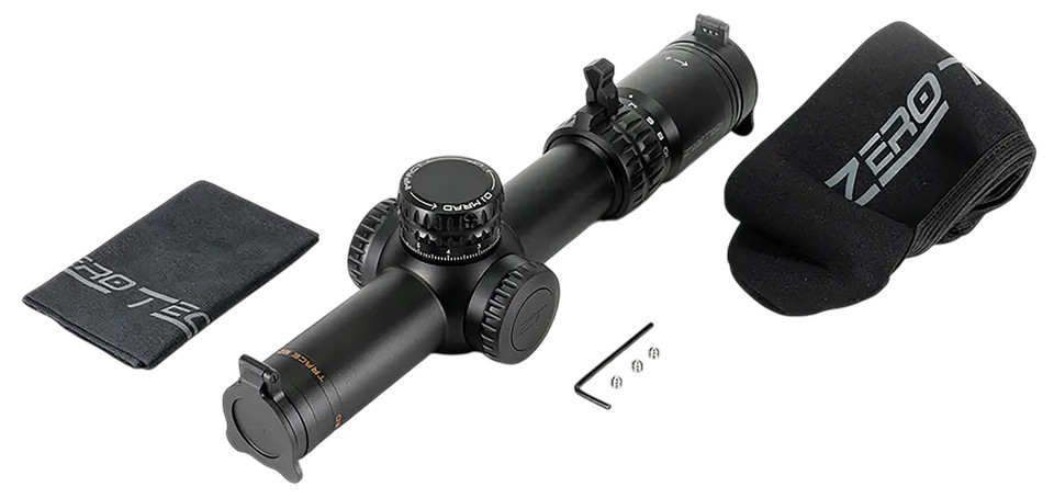 ZERO TECH OPTICS TRED11024FIR Trace ED 1-10x LPVO Rifle Scope with 24mm Objective and Illuminated Reticle