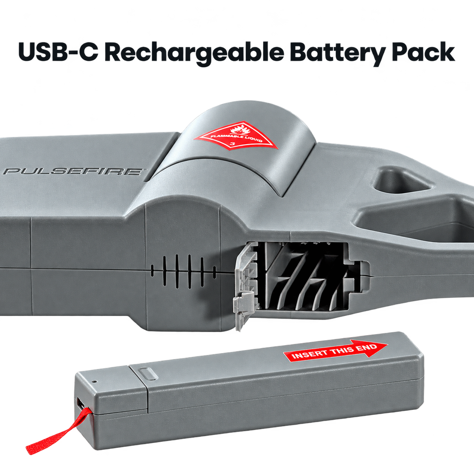 Exothermic Technologies Pulsefire Compact Flame Thrower – Gray