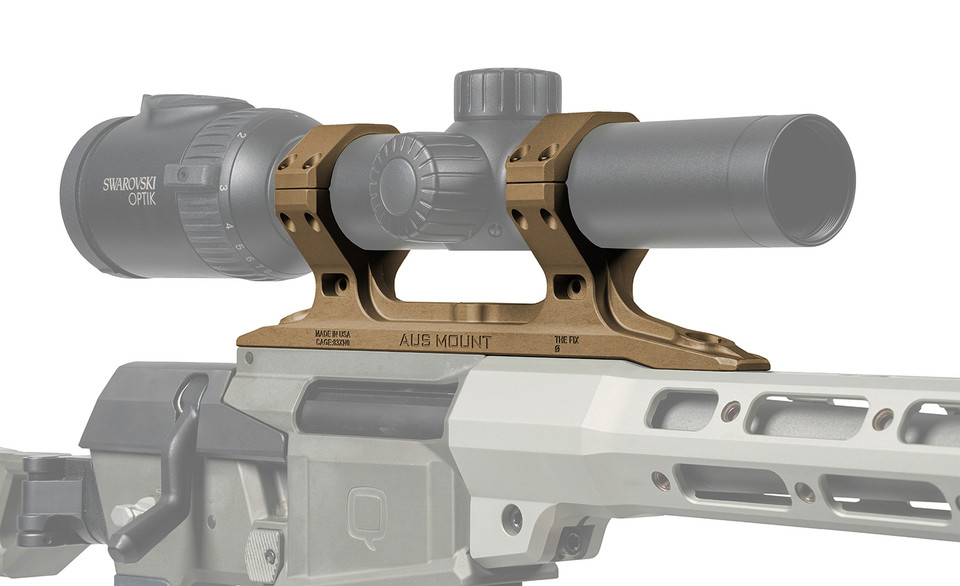 Q LLC The Fix AUS Mount 30mm Diameter Direct The Fix FDE Aluminum