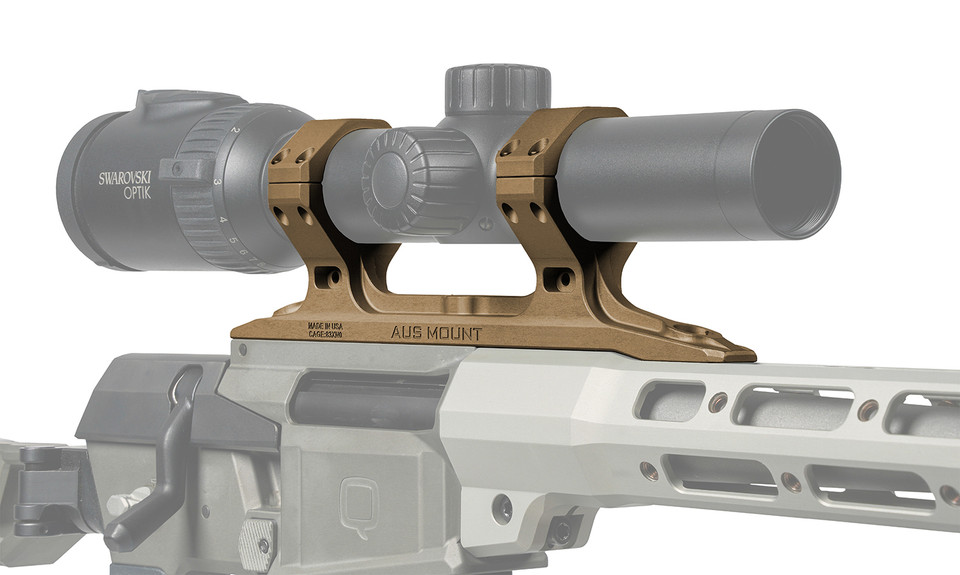 Q LLC Q 100-361 AUS Mount 30mm Diameter Direct Mini Fix FDE Aluminum