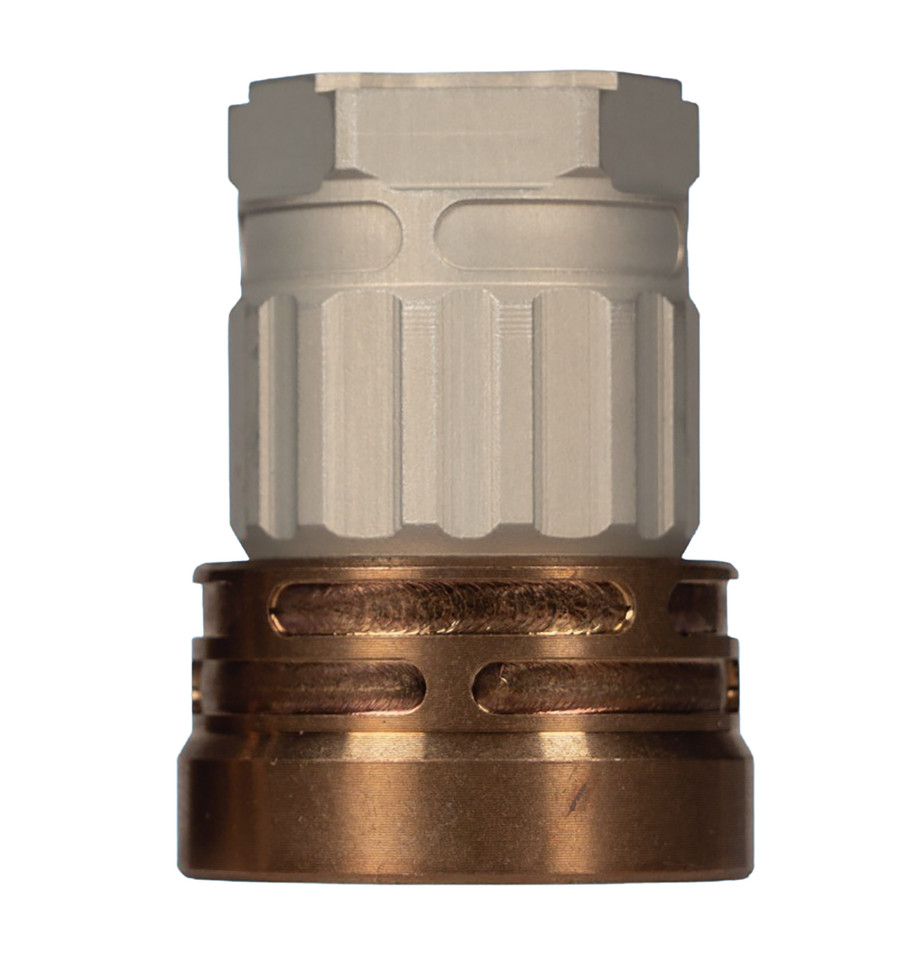 Q LLC Erect9r 3-Way Mount Trilug with Clear Hardcoat Anodized Finish