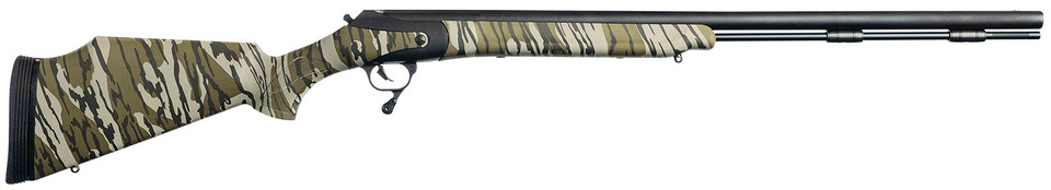 Thompson Center Arms LLC TCA 2275R Triumph Muzzleloader 50 Cal Nitride Barrel Fixed FlexTech Mossy Oak Bottomland Synthetic Stock