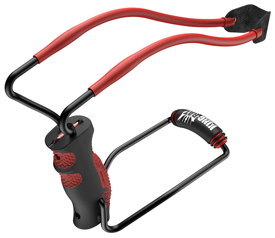 Barnett Outdoors Black Widow Slingshot Model BAR50000 with 38 Caliber and 10 Inch Capacity
