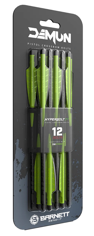 Barnett Outdoors Demun Hyperbolt 2 Fletch 7-Inch Arrows 12-Pack