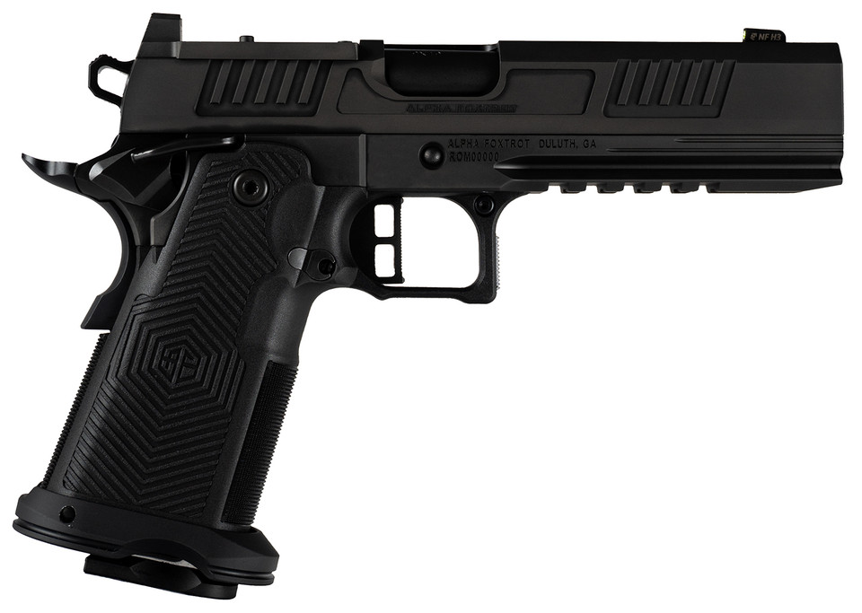 Alpha Foxtrot AF1911 Romulus 9mm Luger Full-Size Pistol with 5-Inch Barrel and Optic Ready Slide