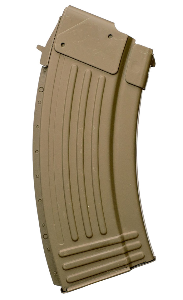 Global Ordnance LLC GP 810091157435 AK-47 20-Round Steel Magazine 7.62x39mm FDE