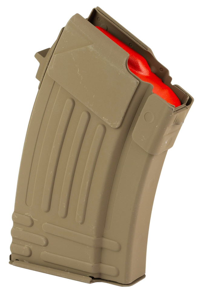 Global Ordnance LLC GP 810091157398 AK-47 10-Round Steel Magazine in Flat Dark Earth