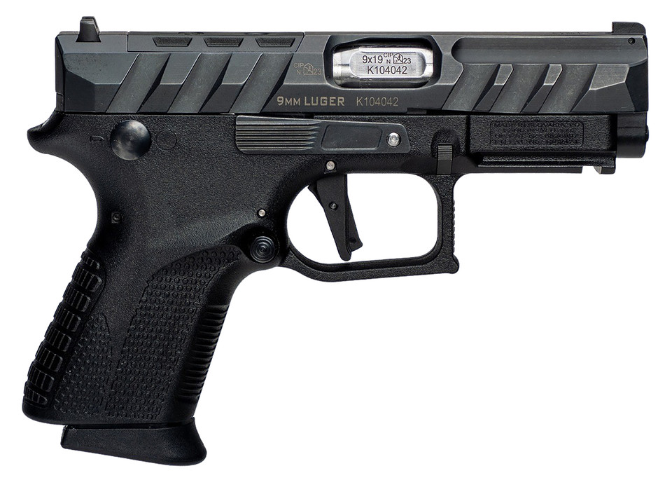 Grand Power Q1S 9mm Luger Compact Pistol with 3.66-inch Barrel and 12+1 Capacity
