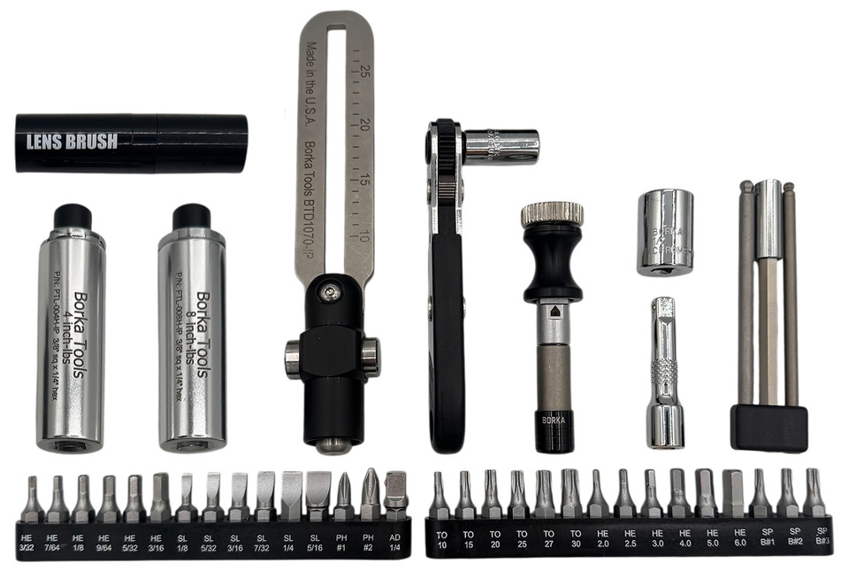 Borka BCK-MX Combination Kit with Adjustable Torque Driver and Low-Range Torque Limiters
