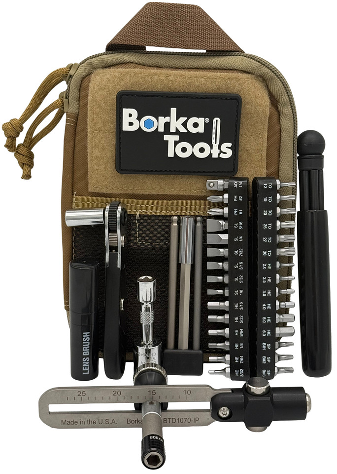 Borka BTK-E5 Standard Configuration Tool Kit with Emergency Cleaning Rod for Firearms