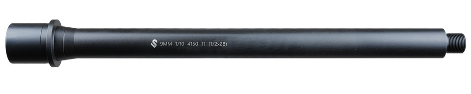 Lead & Steel LLC L&S LS9MM113-28 AR9 11.3-inch Nitrided Barrel 1/2x28 Twist 1:10