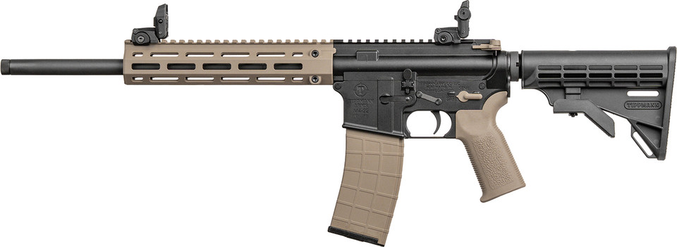 Tippmann Arms A101224 M4-22 LTE 22LR Tactical Rifle with 16-Inch Barrel and Flip Up Sights
