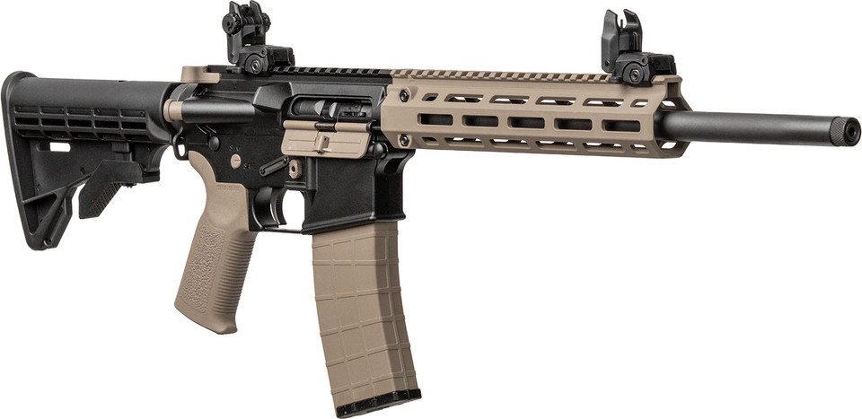 Tippmann Arms A101224 M4-22 LTE 22LR Tactical Rifle with 16-Inch Barrel and Flip Up Sights