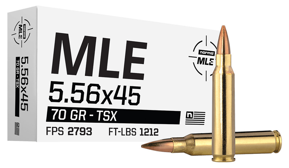 Norma Ammunition Bondstrike 5.56mm 70 Grain Brass Casing