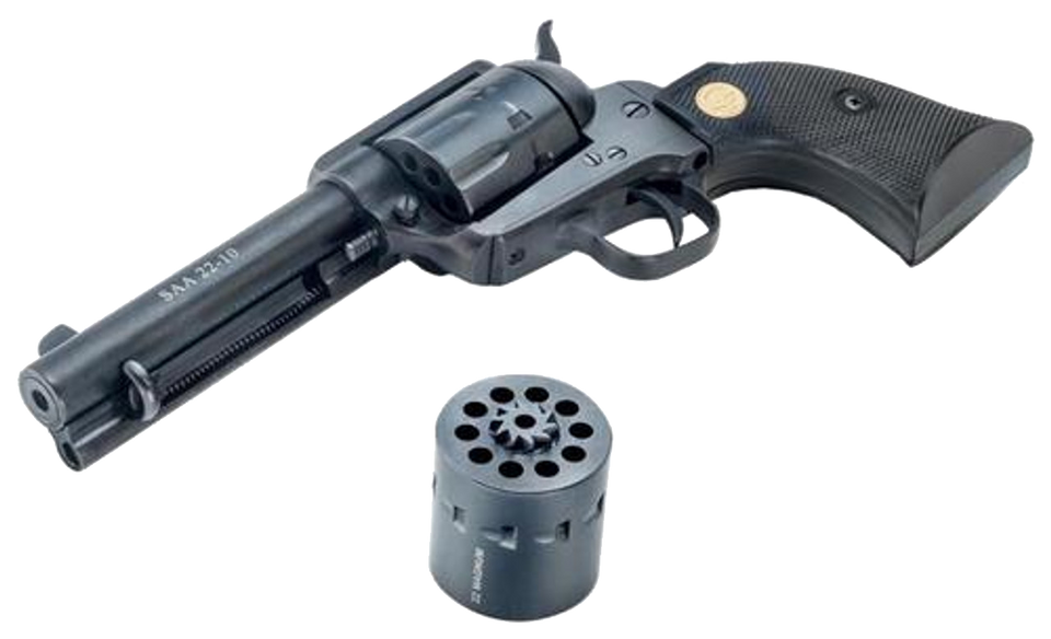 Chiappa SAA 1873 22-10 Dual Cylinder 22LR-22WMR / 4.5"BBL / Blued