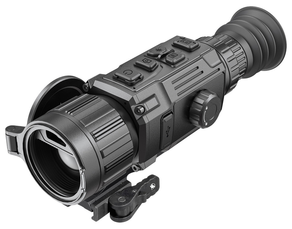 AGM Global Vision RattlerV3 LRF 35-384 Thermal Monocular with 384x288 Resolution, 3.5x Magnification, 35mm Objective, Laser Rangefinder, WiFi, Video Recording