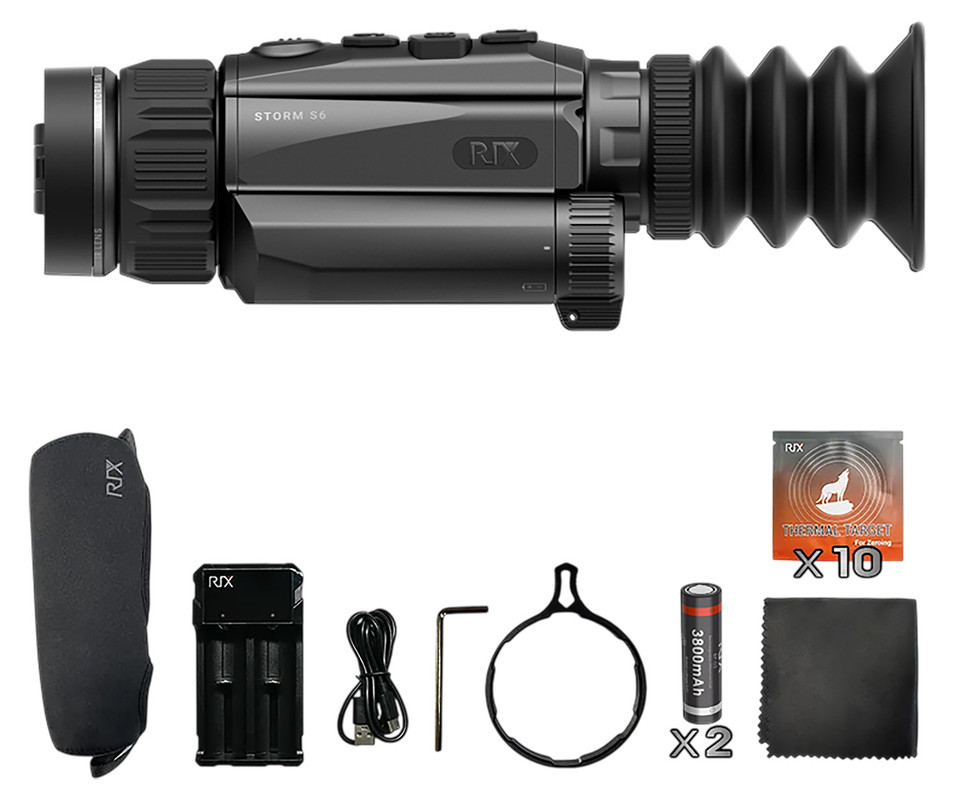 RIX Optics RIXSTORMS6R Storm S6 Thermal Imaging Scope with 50mm Objective and 640x512 Resolution