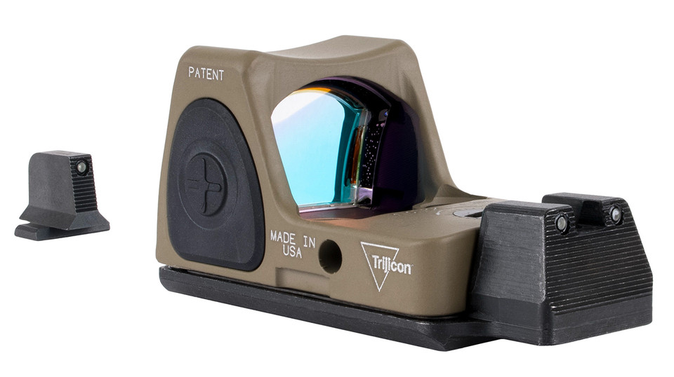 Trijicon Dual Defense Kit RMR and Suppressor/Optic Height Night Sights for Pistols