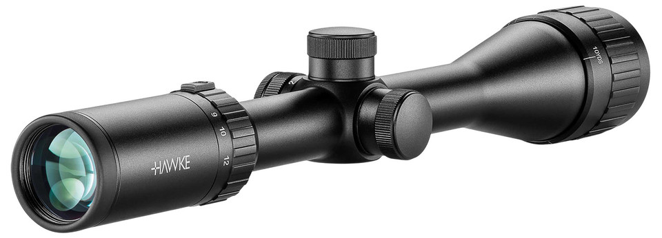 Hawke Sport Optics Vantage IR 4-12x40 AO Scope for .17 HMR with Illuminated Reticle and Bullet Drop Compensation