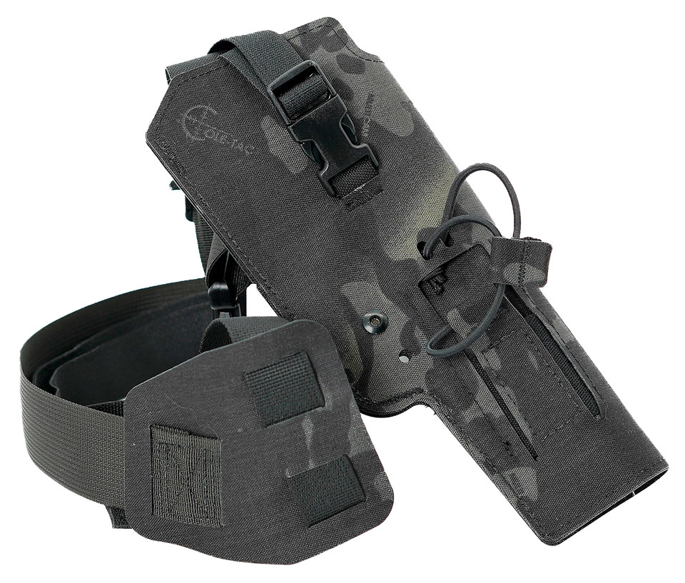 COLE-TAC Varmint Wrangler Suppressed .22 Holster for Right Hand Multi-Cam Black