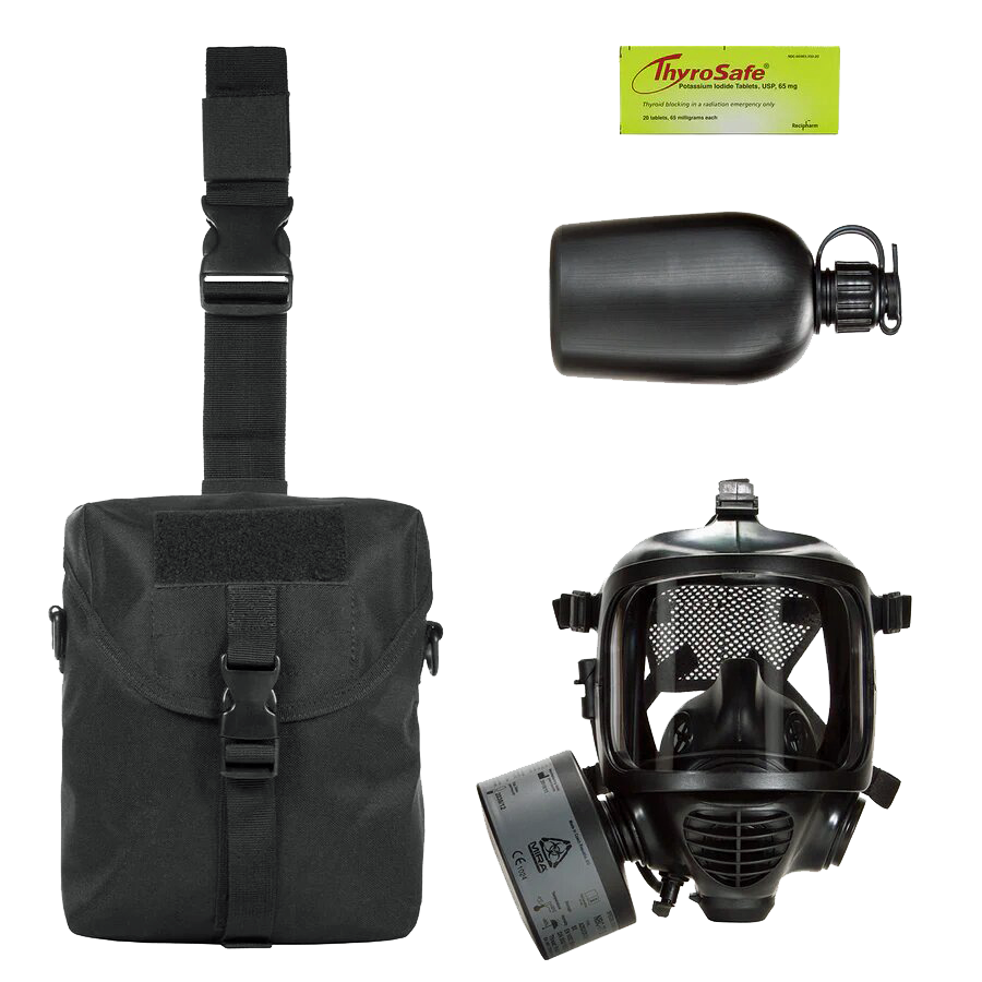 MIRA Safety Military Gas Mask & Nuclear Survival Kit