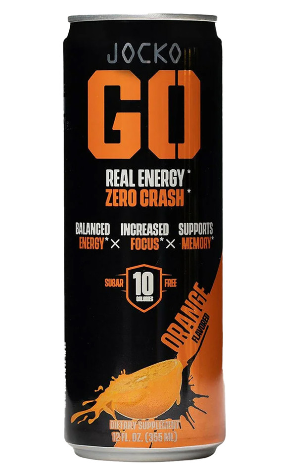 Jocko Fuel Jocko Go RTD Orange Energy Drink 12 oz