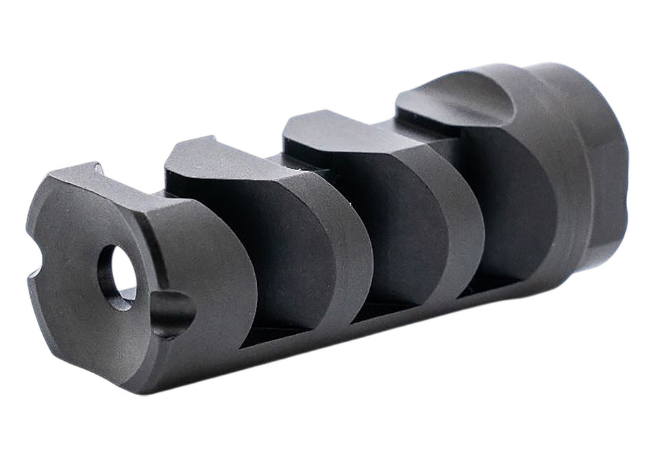 Armaspec Fireball Muzzle Brake 3 Port for AR-15 and AR-10 1/2x28 Thread Nitride Finish