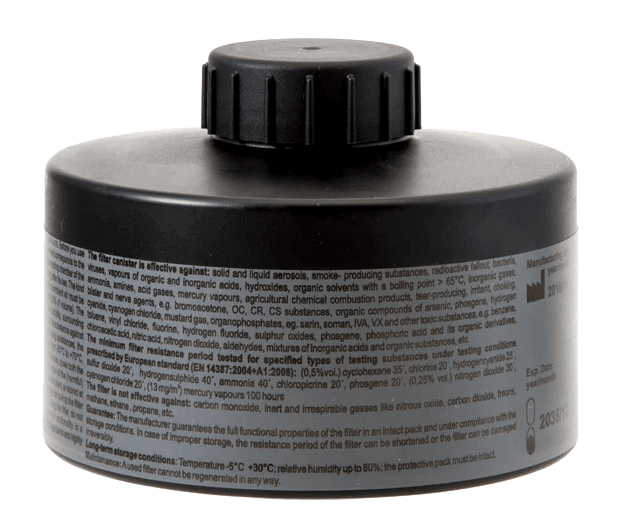 MIRA Safety CBRN Gas Mask Filter NBC-77 SOF 40mm Thread