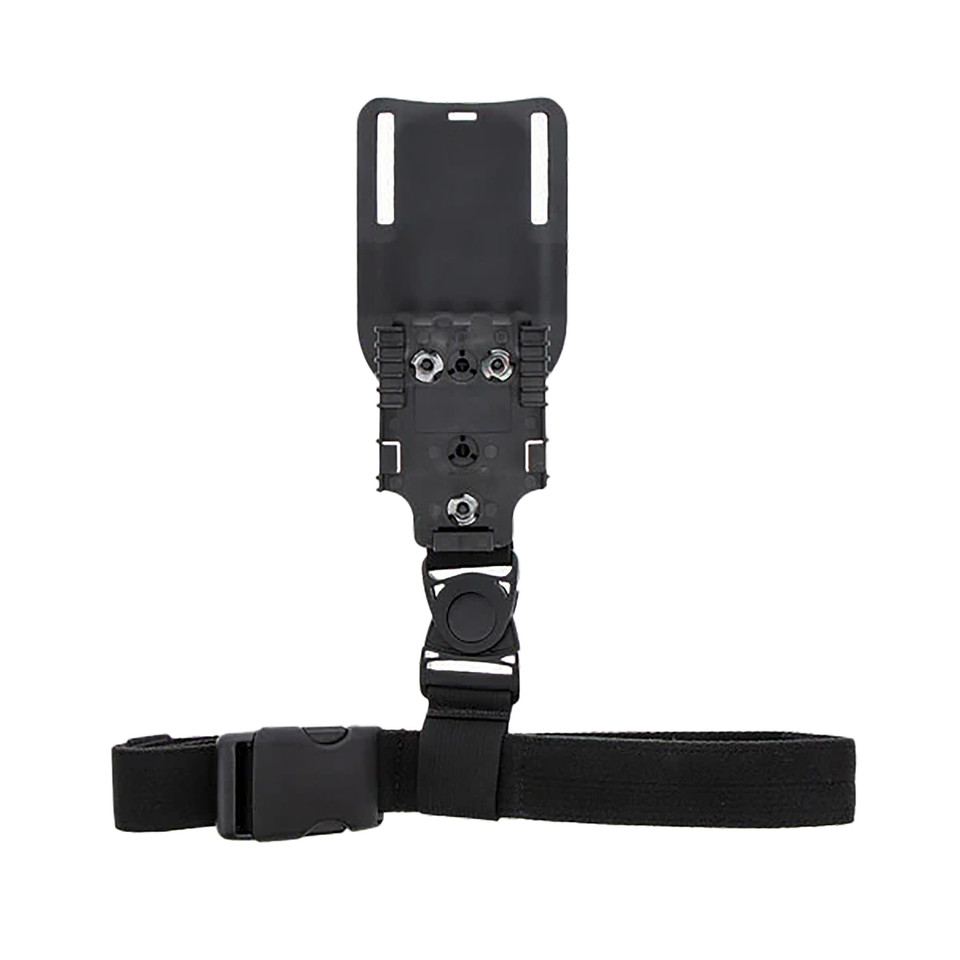 Safariland RGR UBL Complete Belt Loop with QLS 22 Receiver Plate and Elastic Strap Black