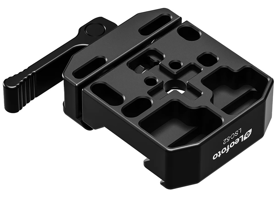 LEOFOTO USA LSC-52 Lever Release and Hybrid Clamp for ARCA+PIC