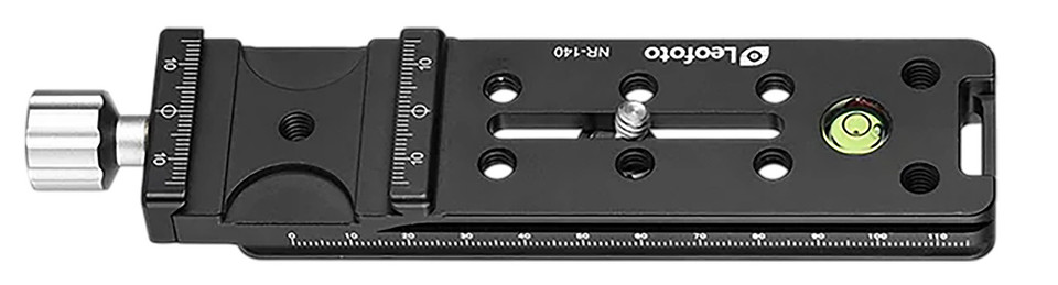Leofoto USA NR-140D Long Nodal Slide Clamp ARCA + Picatinny