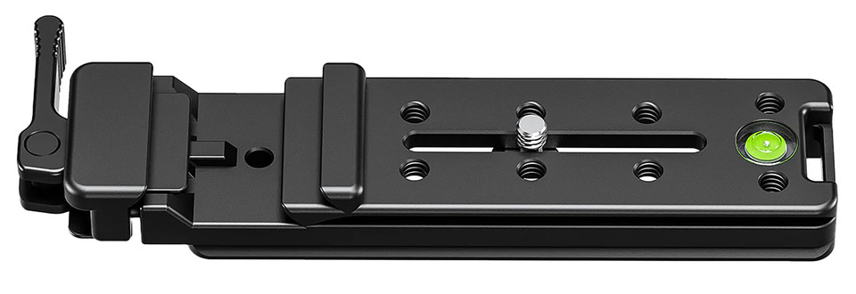 Leofoto USA NR-140D Long Nodal Slide Clamp ARCA + Picatinny