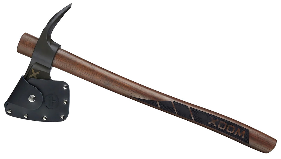 WOOX Solo Camping Axe w/ 8.50-Inch Convex Carbon Steel Blade / Hickory Handle