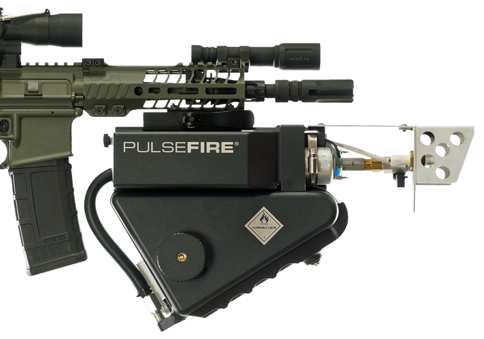 Exothermic Pulsefire UBF AR15 Underbarrel Flamethrower