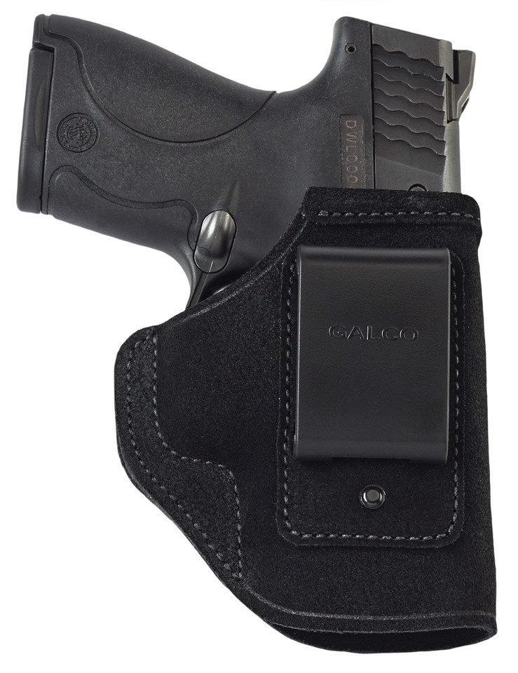 Galco Stow-N-Go IWB Holster for Glock 17 Gen 1-5 Right Hand Black Steerhide