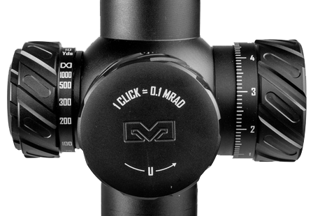 Meprolight MVO 6-36x56mm Riflescope – Illuminated M3 MRAD Reticle (34mm Tube)