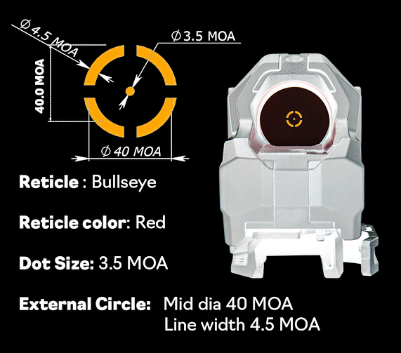 Mepro M22 PRO Self-Illuminated Reflex Sight w/ Light Module – Tactical Precision