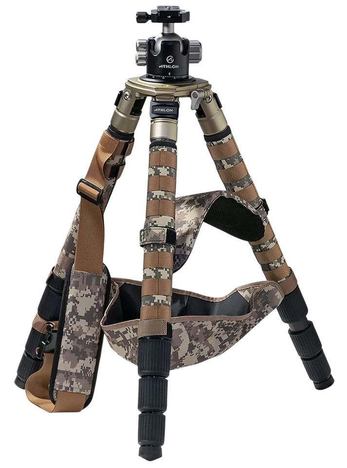 Athlon Midas CF32 Carbon Fiber Tripod with Ball Head and Accessories