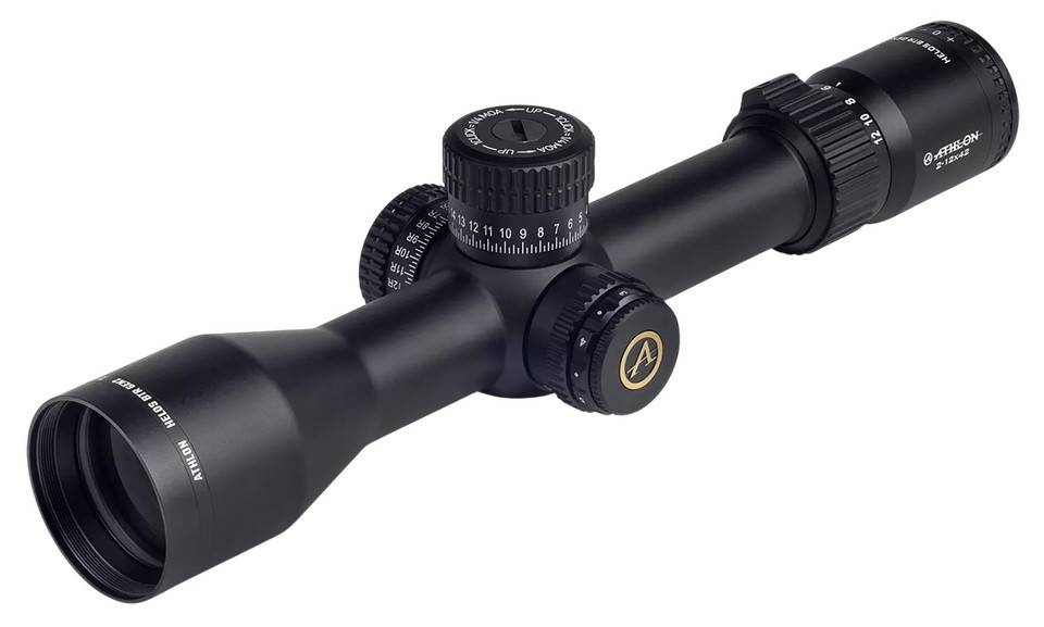 Athlon Helos BTR G2 2-12x42 MOA Riflescope with Illuminated Reticle