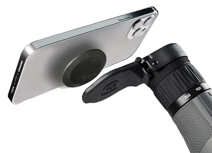Magview S1 Mini Sync Spotting Scope Adapter for Smartphone Digiscoping with Magnetic Mount
