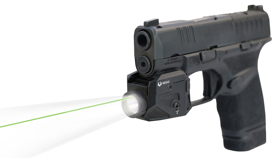 Viridian Virid 9300047 Laser and 550 Lumen Tactical Light for Springfield Hellcat and Hellcat Pro