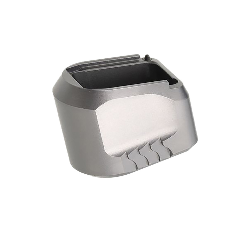 Tyrant CNC Smith & Wesson M&P Full Size Magazine Extension 5 Rounds Aluminum TDMPMAGEXFSGREY